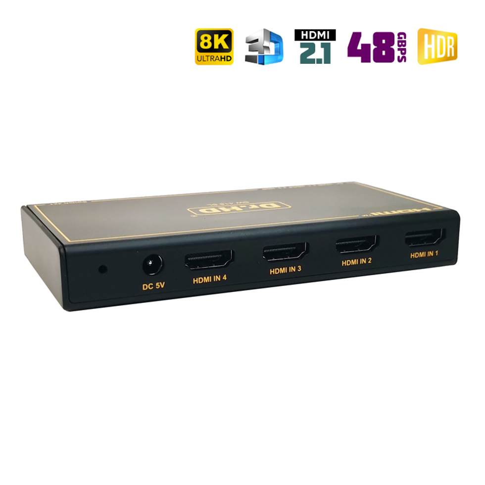 SW 418 SL HDMI 2.1 переключатель 4x1 Dr.HD