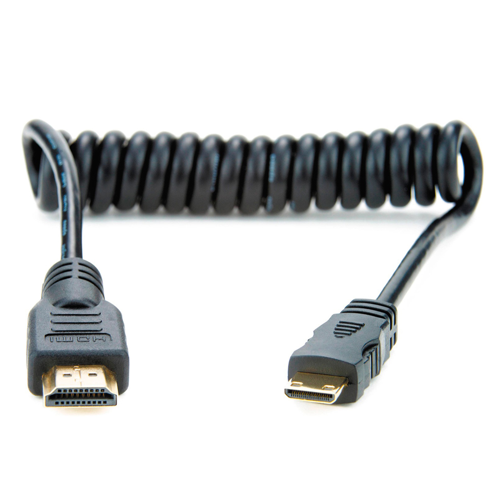 Full HDMI to Mini HDMI (30 см) витой кабель Atomos