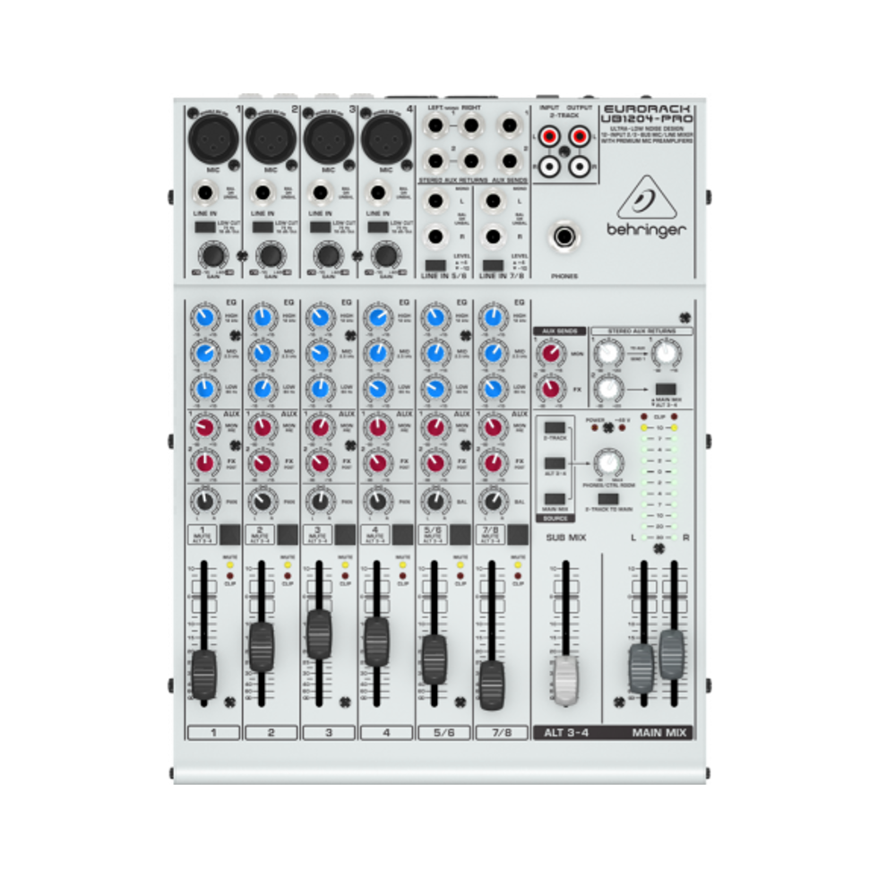 UB1204-PRO компактный малошумящий микшерный пульт Behringer