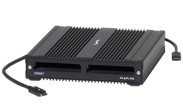 SF3 Series - AJA Pak Media Thunderbolt Pro Card Reader двухслотовый картридер Sonnet