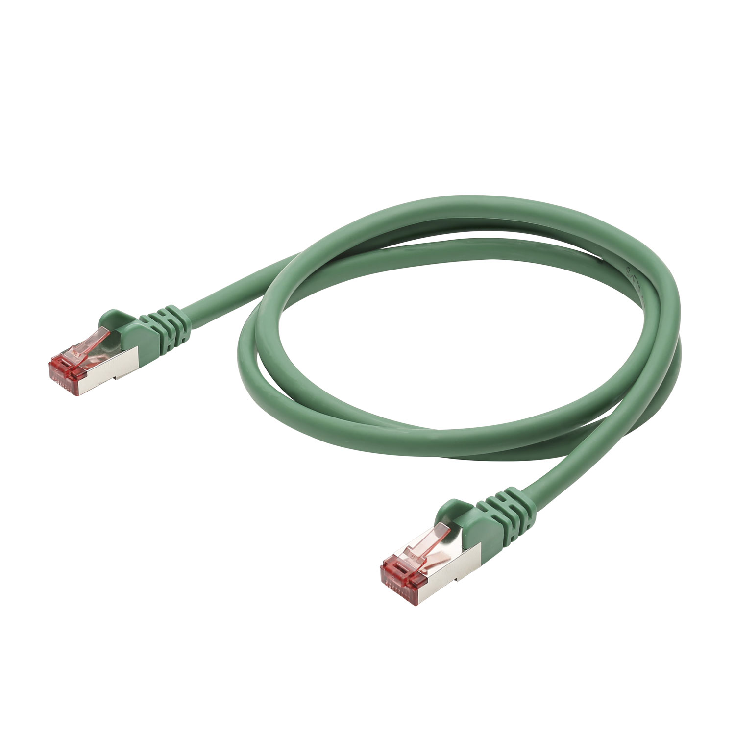 BASIC CAT.6a,  1 х RJ45 штекер <---->  1 х RJ45 ,0,50 м, зеленый готовый сетевой провод Sommer Cable