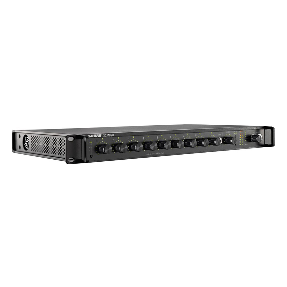 SCM820E-DB25 автоматический микрофонный микшер Shure