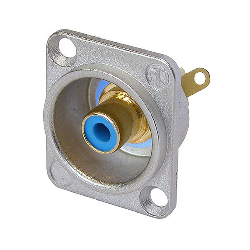 NF2D-6 панельный разъем RCA, <гнездо/мама> Neutrik