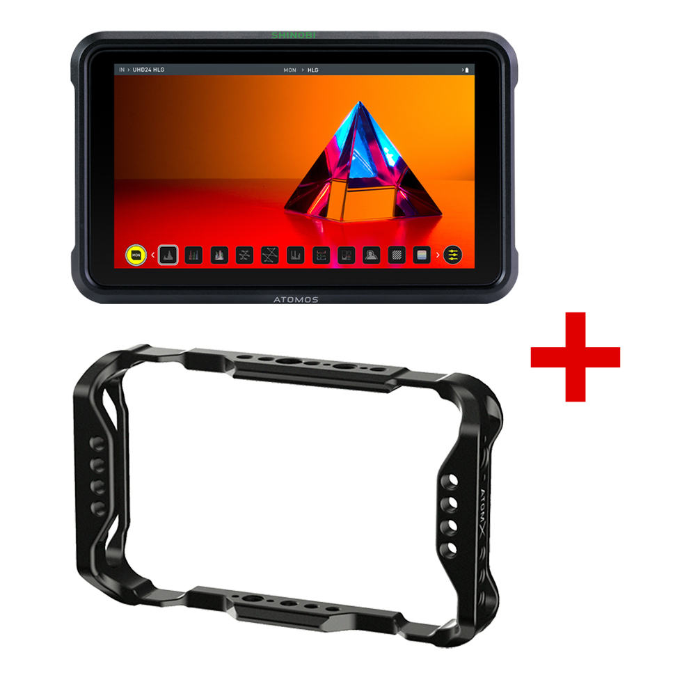 Shinobi HDMI + AtomX 5" Shinobi Cage bundle комплект Atomos