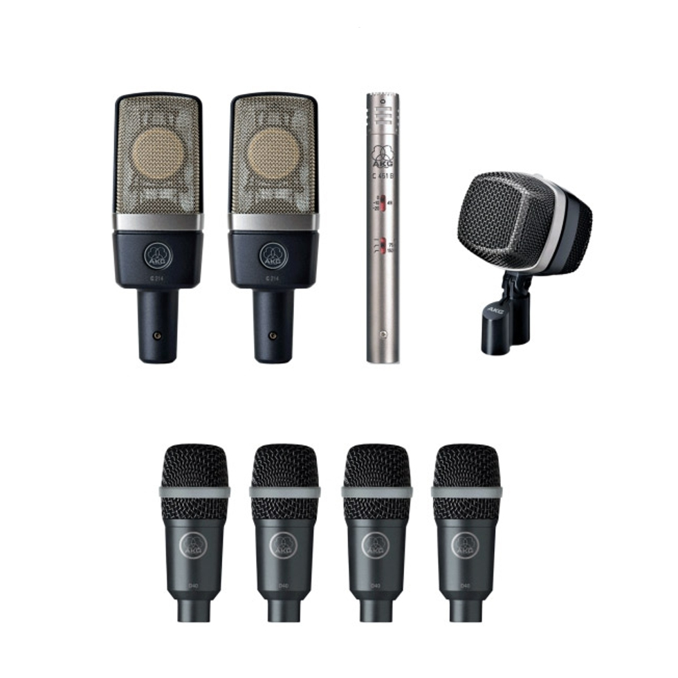 Drumset Premium комплект микрофонов для ударных инструментов AKG