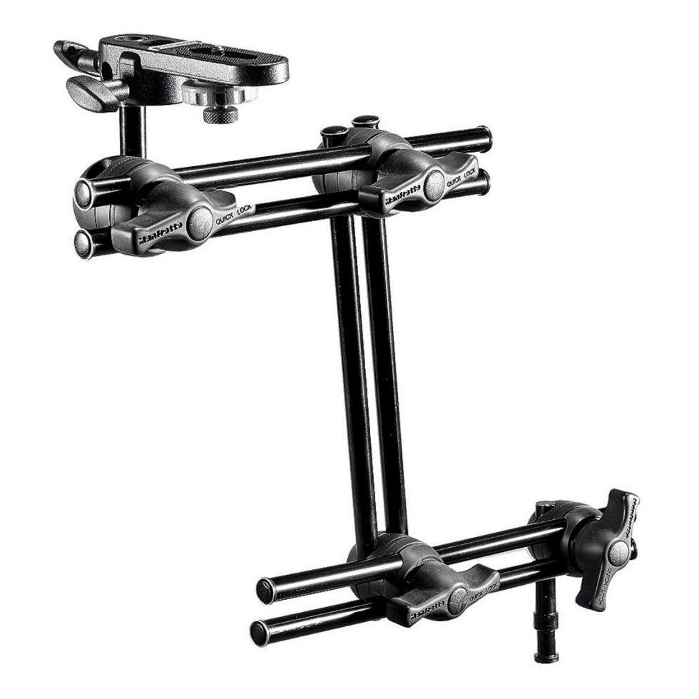 396B-3 двойной шарнирный кронштейн с площадкой Manfrotto