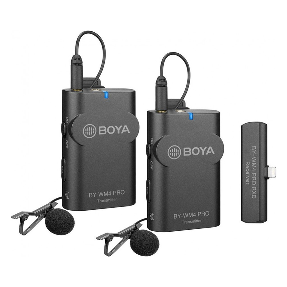 BY-WM4 Pro-К4 двухканальный беспроводной микрофон Boya