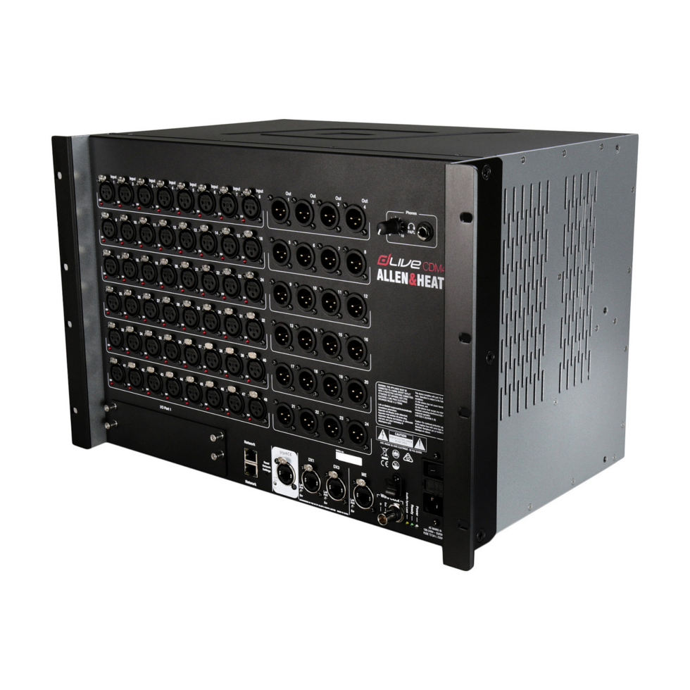 DLIVE-DM32U (dLive DM32U) цифровой микшерный модуль, 32 мик./лин.входа, 16 лин.выходов Allen&Heath