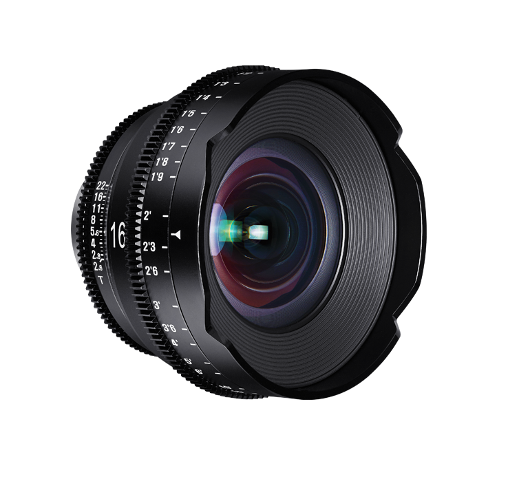XEEN 16mm T2.6 FF CINE Lens MFT кинообъектив с алюминиевым корпусом Samyang