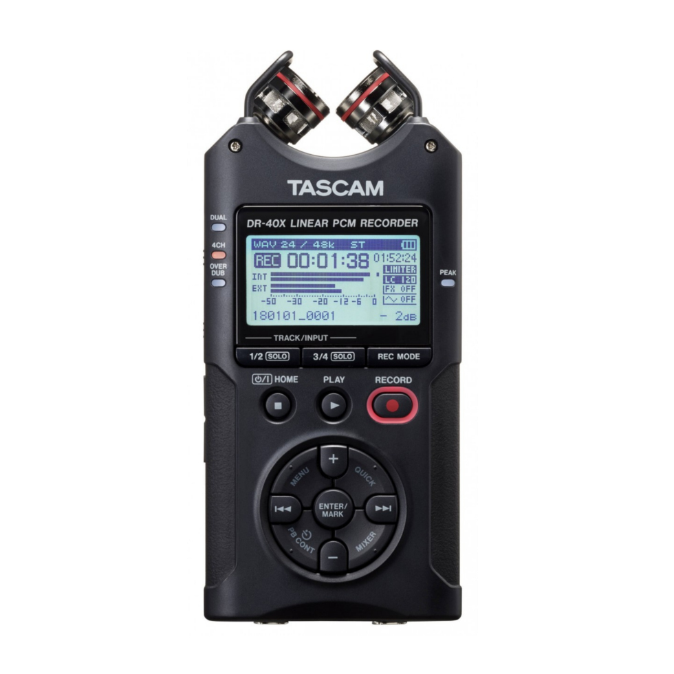 DR-40X стерео рекордер Tascam