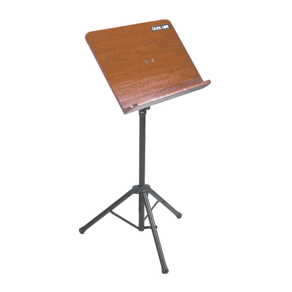 MS332 оркестровый пюпитр с деревянным столом Quik Lok