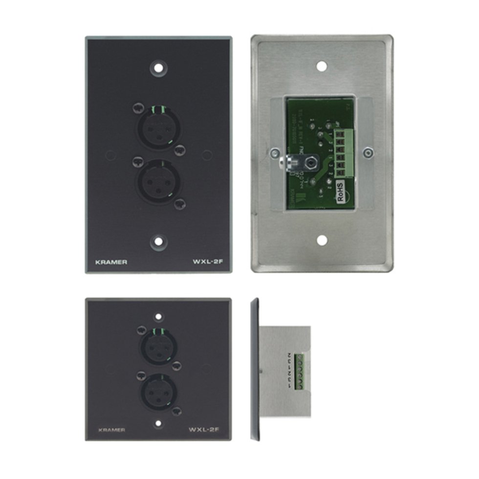 WXL-2F/U(G) настенная панель-переходник Kramer