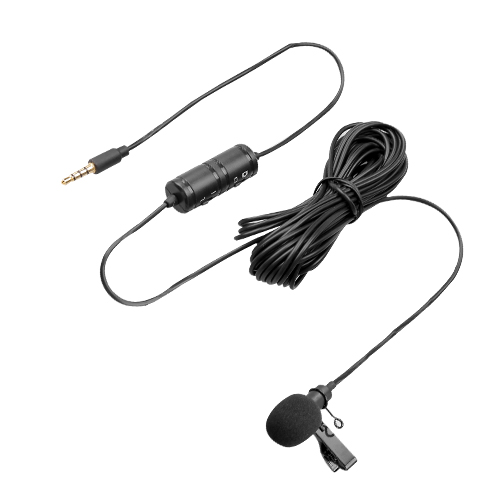 Clip-on Lavalier Microphone (5m) микрофон петличный E-Image