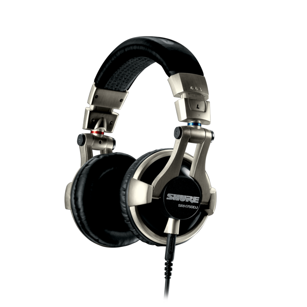 SRH750DJ 'закрытого типа' профессиональные DJ наушники Shure