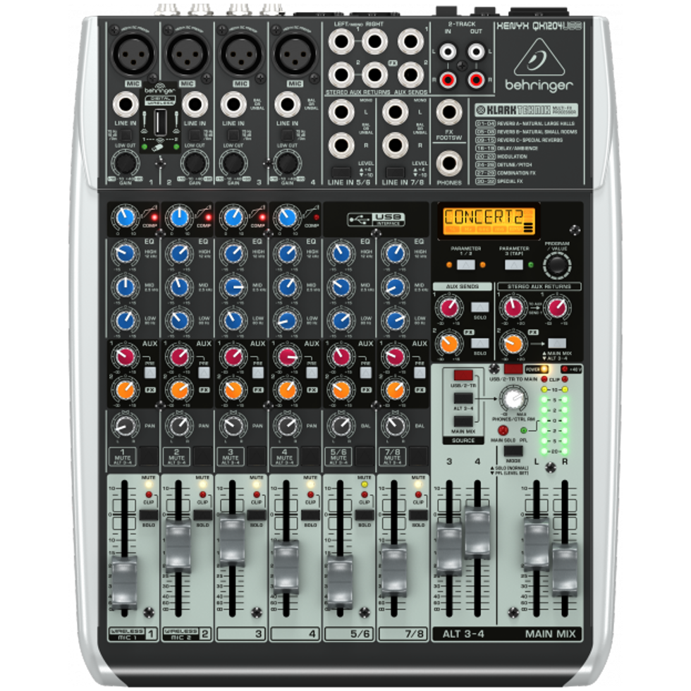 QX1204USB аналоговый микшер Behringer