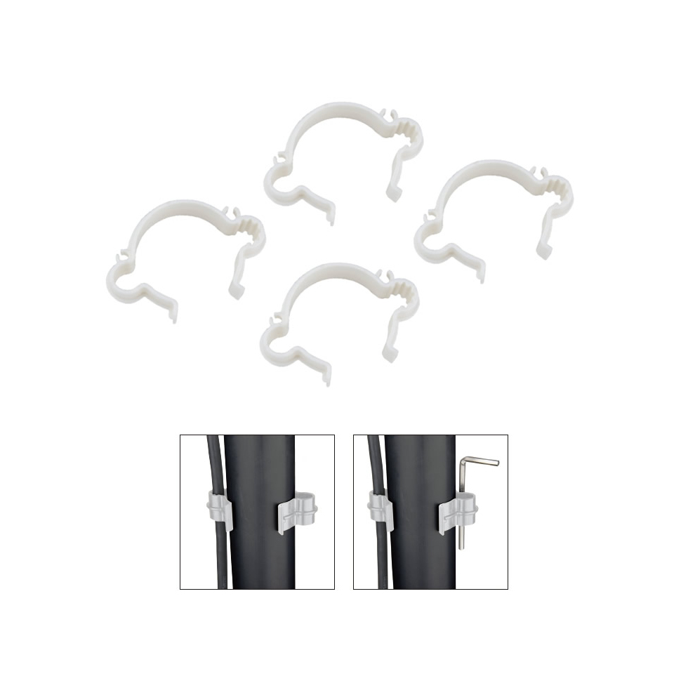 KD-C55 Cable clip for tube size 50-55 mm (set of 4), зажим для кабеля KUPO