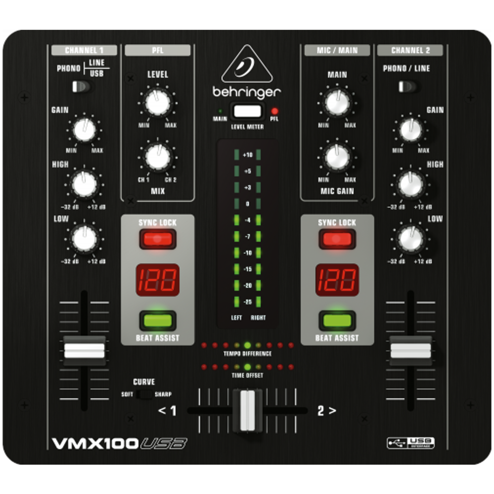 VMX100USB DJ-микшер Behringer