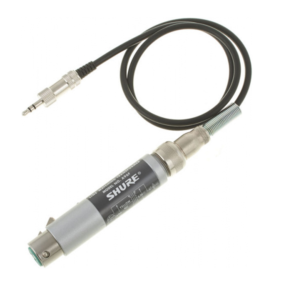 A96F интерфейс камкордера Shure