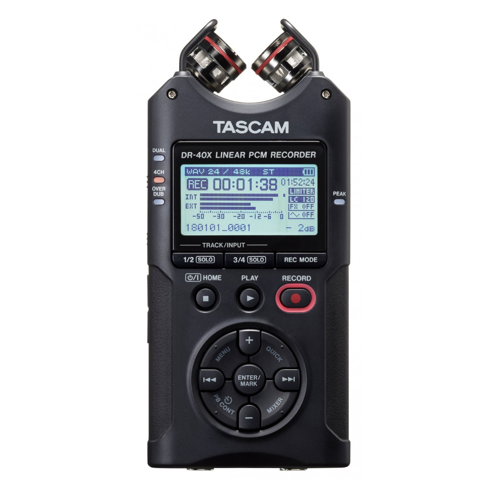 DR-10X портативный рекордер Tascam