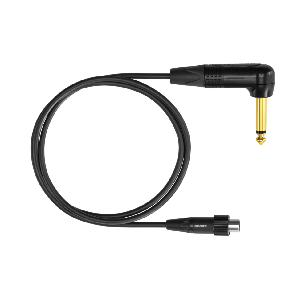 WA307 инструментальный кабель с блокировочным кольцом Shure