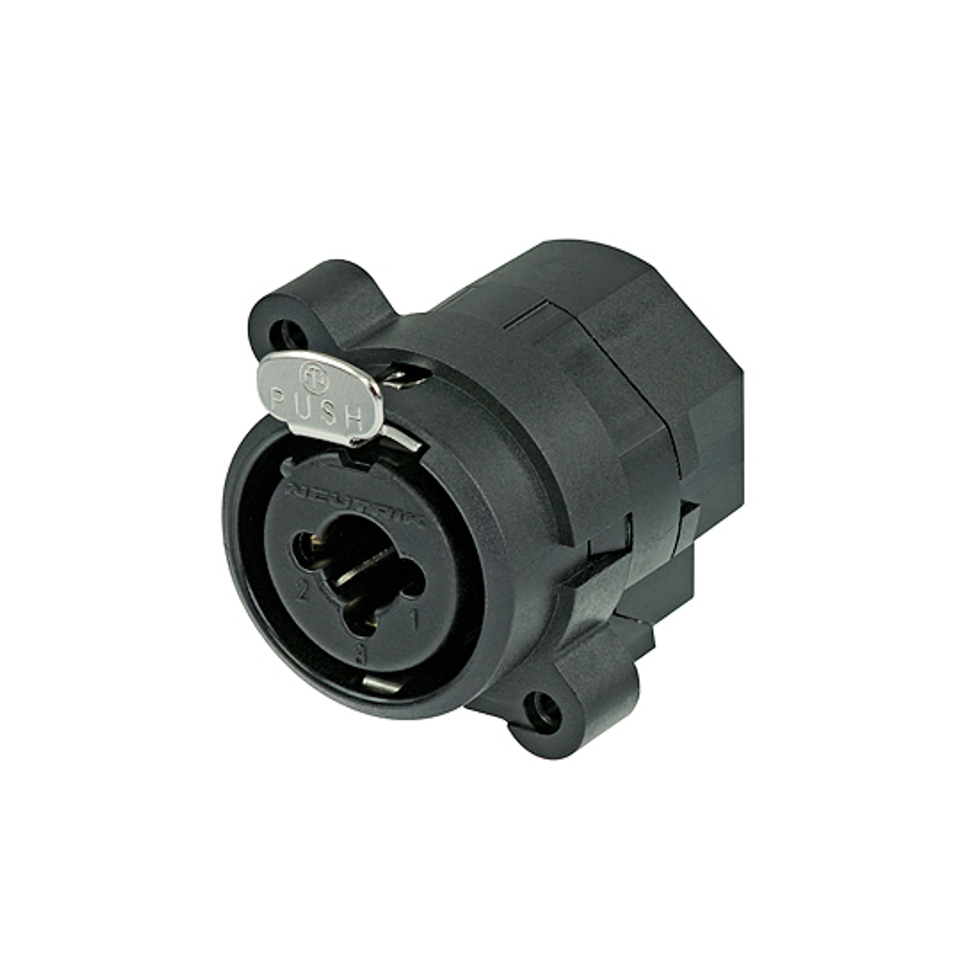 NCJ9FI-V панельный комбинированный разъем XLR3 +Jack Neutrik