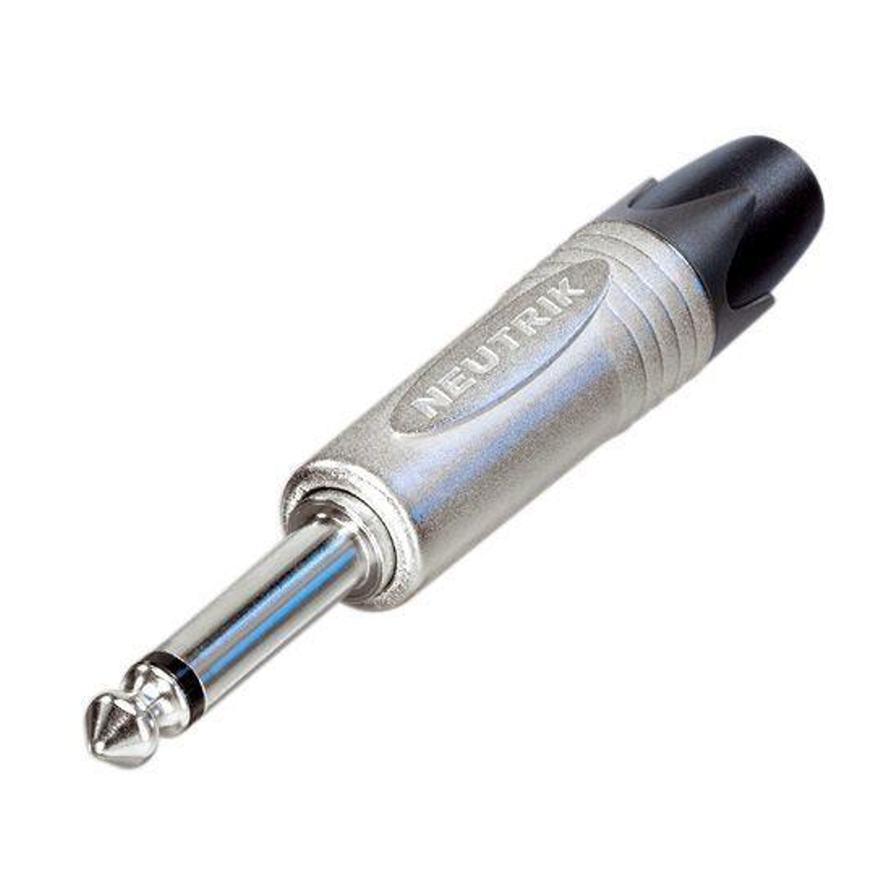 NP2X-D разъем phone Jack 6.3 мм, моно, толщина 14,5 мм Neutrik