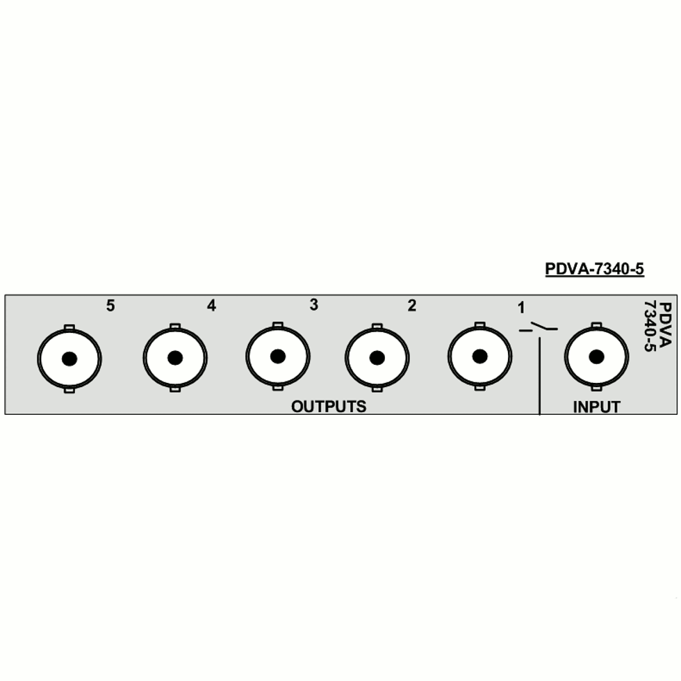 PDVA-7340-5 усилитель-распределитель Profitt