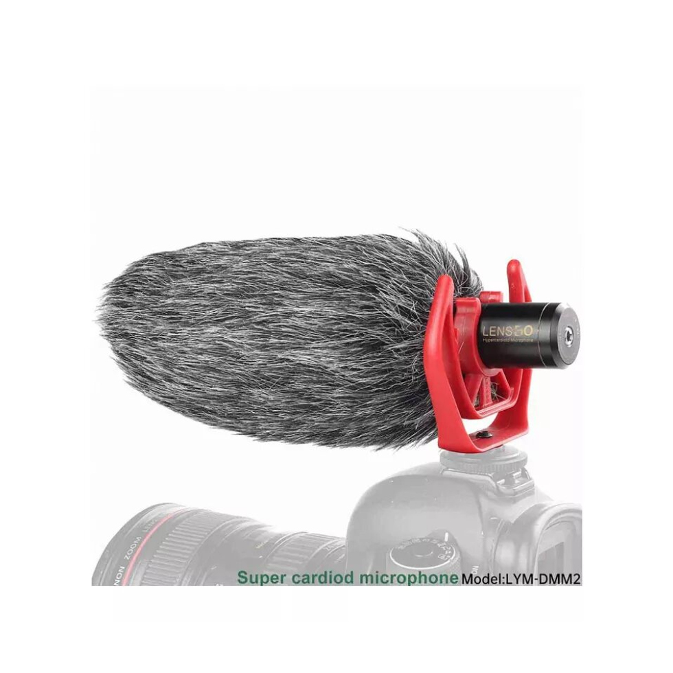 DMM2 пушка накамерная с ветрозащитой "собака" LENSGO