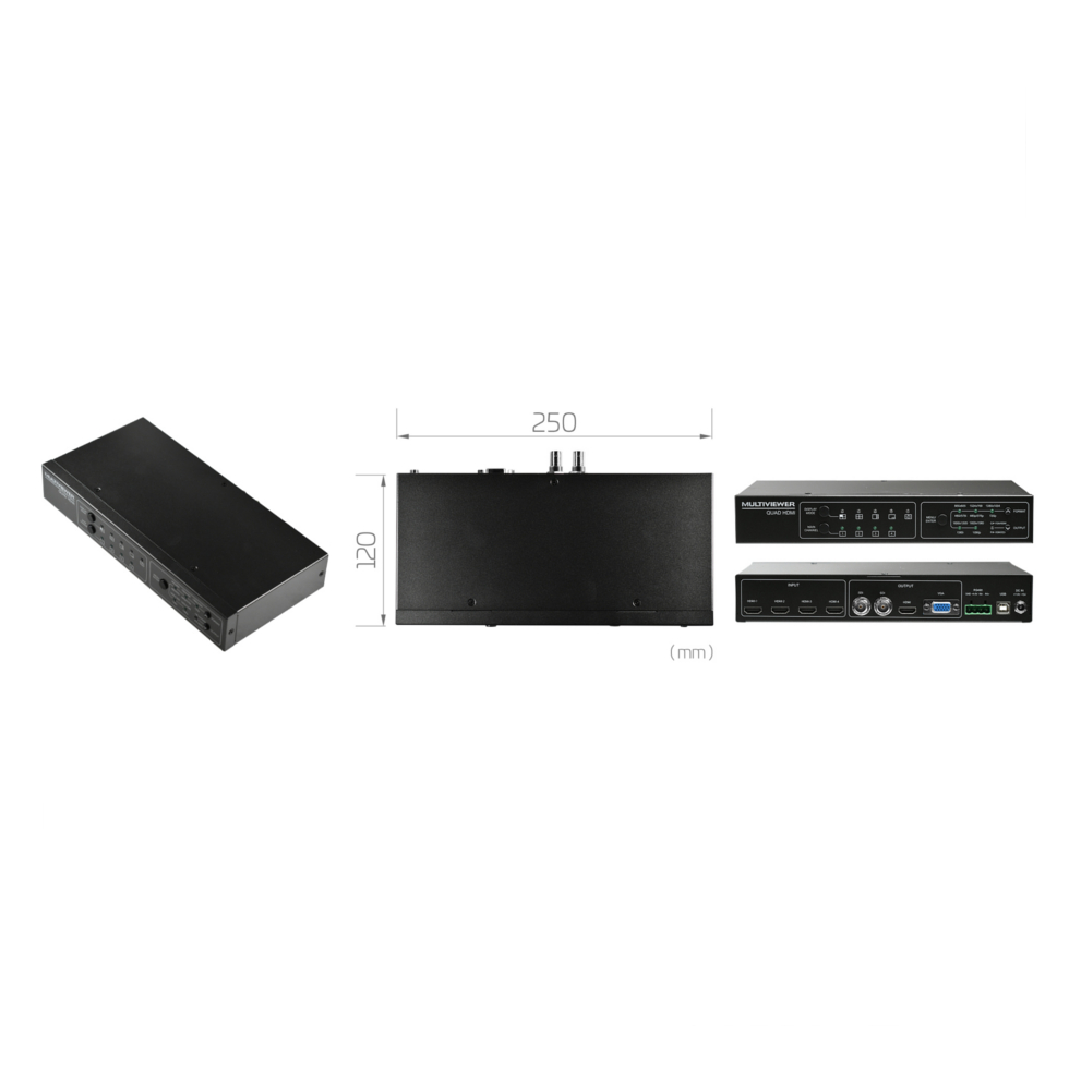 Quad HDMI (HDMI MUX) мультивьювер YUAN