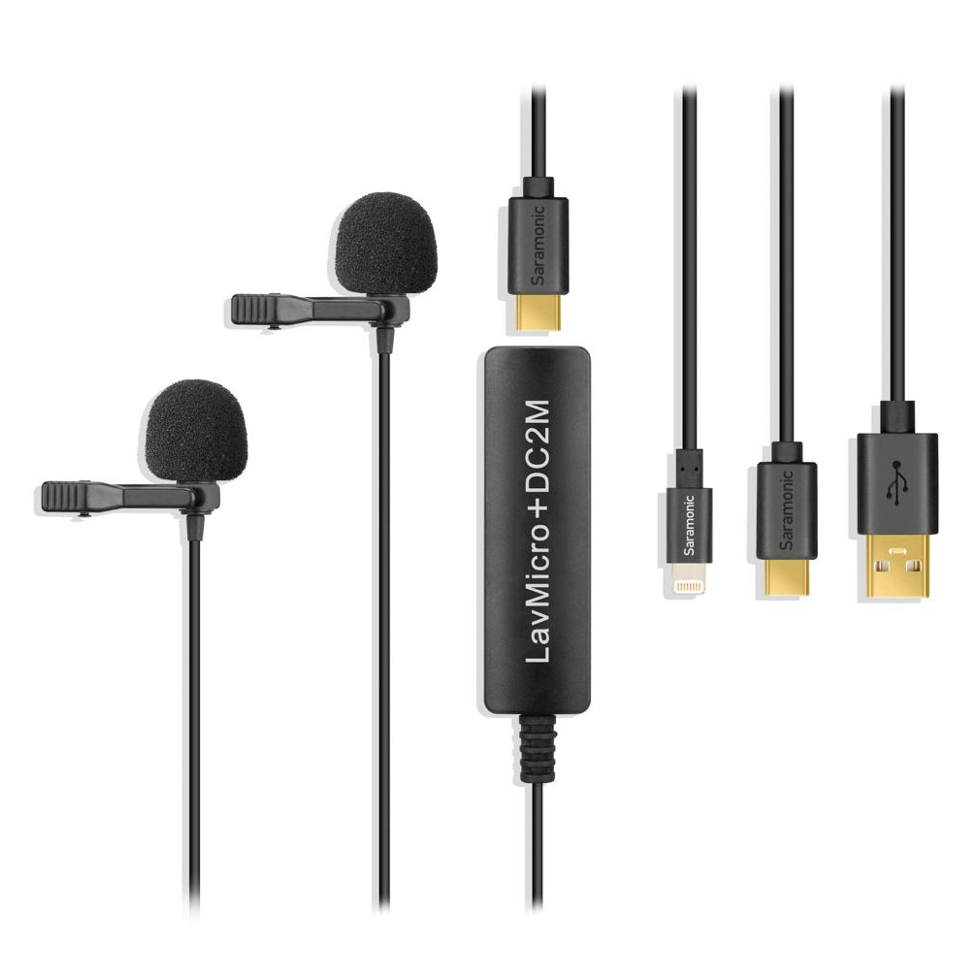 LavMicro+DC2M петличный микрофон Saramonic