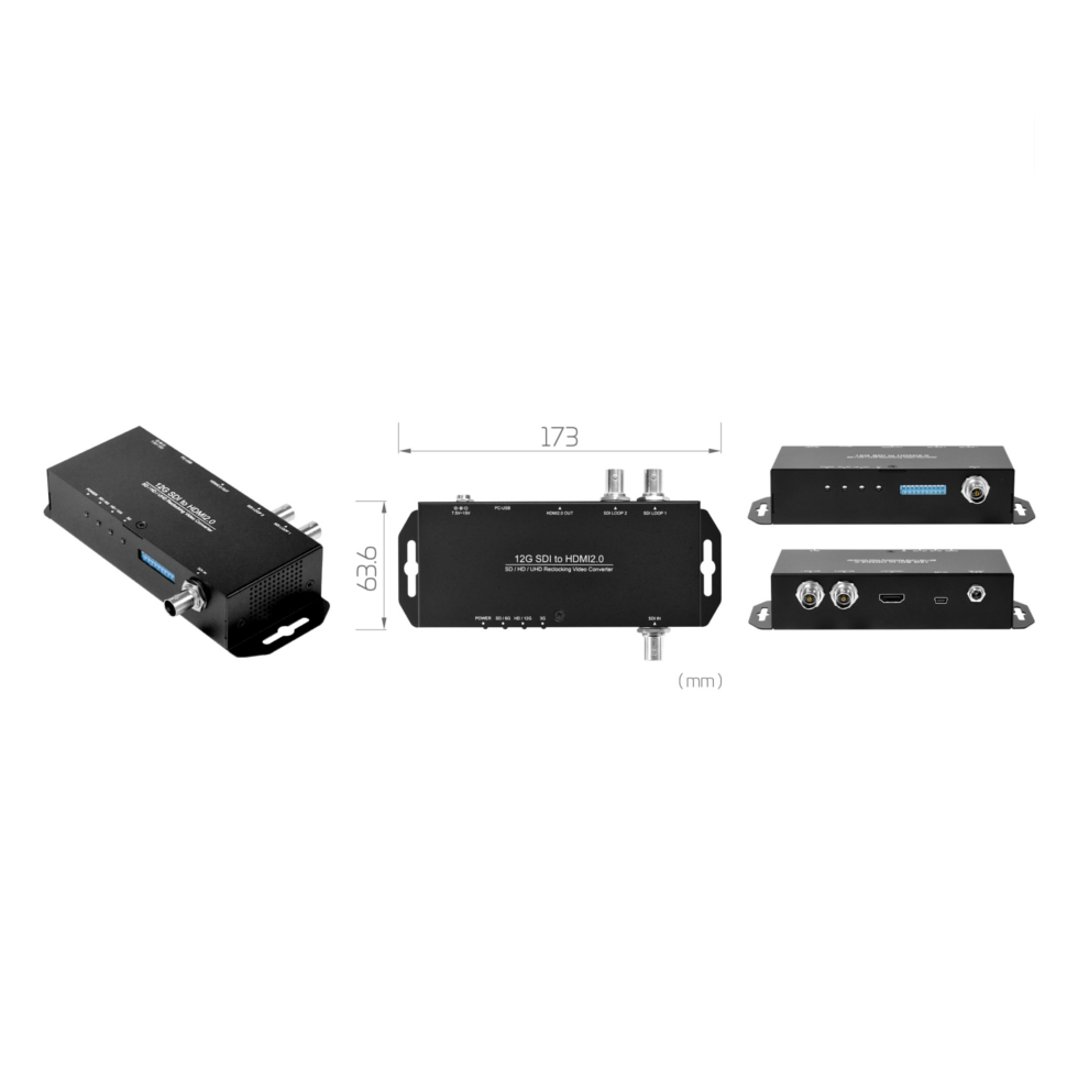 12G-SDI to HDMI 2.0 конвертер YUAN