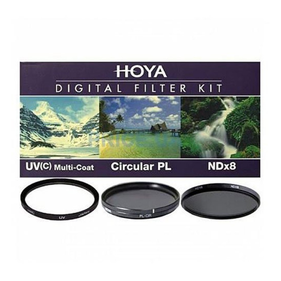 KIT: UV (C) HMC MULTI, PL-CIR, NDX8 72.0MM набор фильтров Hoya