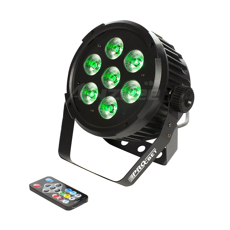 PAR LED 7-15 RGBWA+UV PL светодиодный прожектор PROCBET