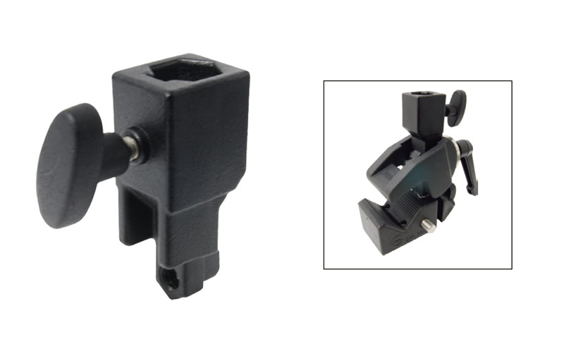 KD-730B Convi Clamp Double Socket Black крепежное гнездо 16 мм дополнительное KUPO