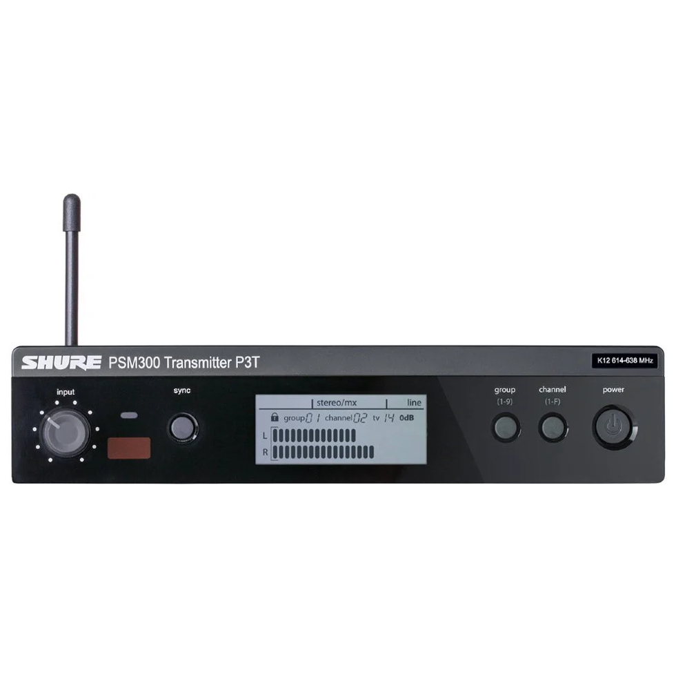 P3TE=-H20 передатчик системы персонального мониторинга Shure