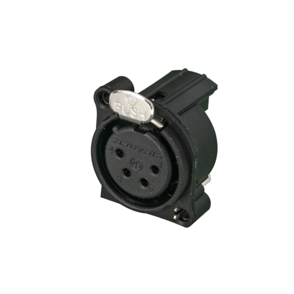NC4FAH панельный разъем XLR Neutrik