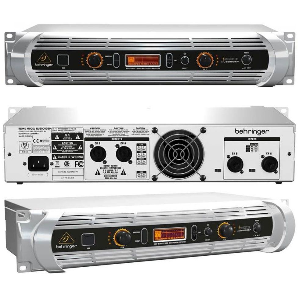 NU3000DSP усилитель мощности Behringer