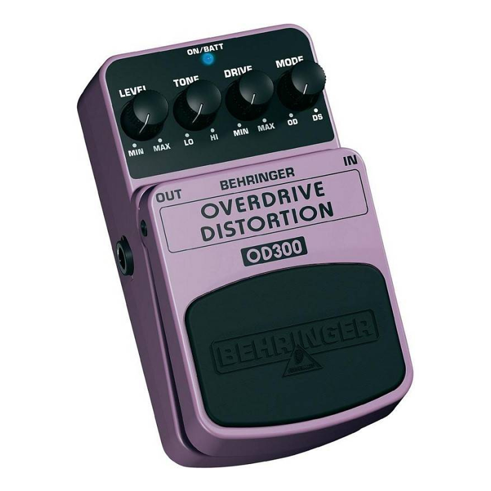 OD300 педаль 2-режимный овердрайв/дисторшн Behringer