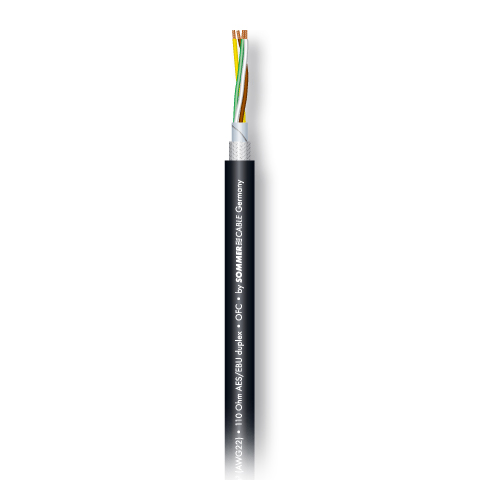 SC-BINARY 434 DMX512 BLK двухпарный цифровой кабель AES/EBU&DMX, 4х0,34 мм², чёрный Sommer Cable