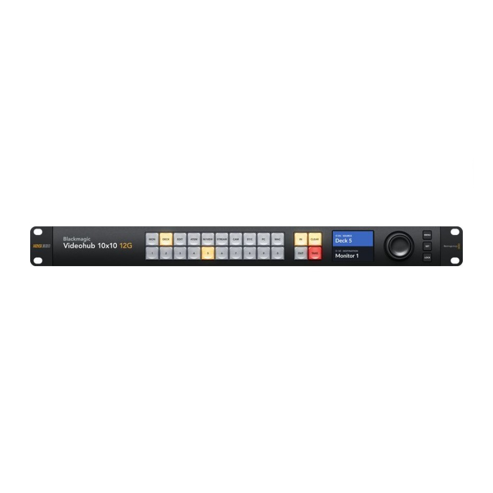 Videohub 10x10 12G коммутатор Blackmagic